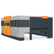 Cabinet protection of cutting area Professional series with an access to working table, tube rotator